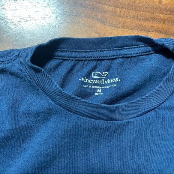 Vineyard Vines Christmas / Happy Holidays Long Sleeve Shirt Size Medium (12-14) - Picture 9 of 9